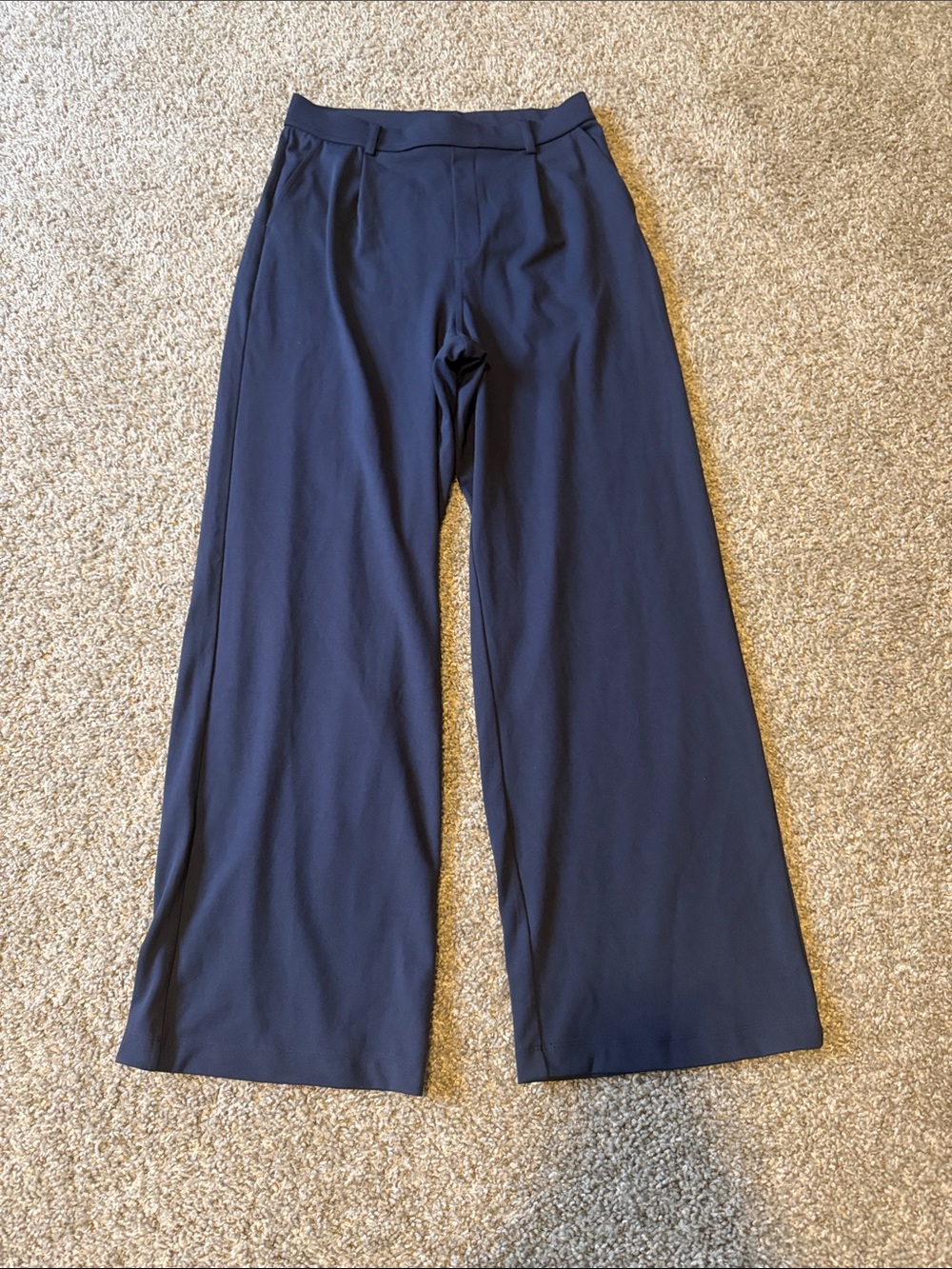 HALARA Wide Leg Pants in Navy Blue